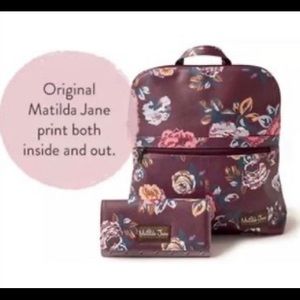 Matilada Jane backpack purse and wallet euc